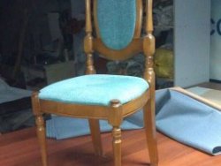Покраска дубовых стульев