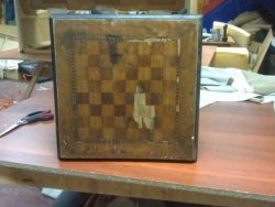 Реставрация шахматного столика